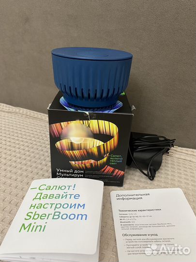 Умная колонка Sber SberBoom Mini, (sbdv-00095D)