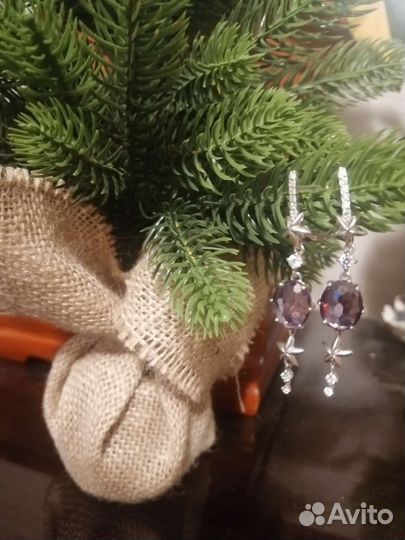 Серьги серебро 925 проба