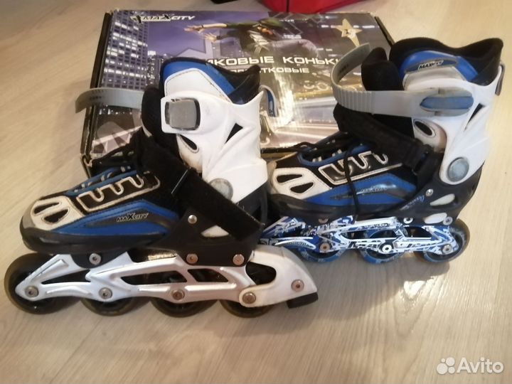 Роликовые коньки детские раздвижные