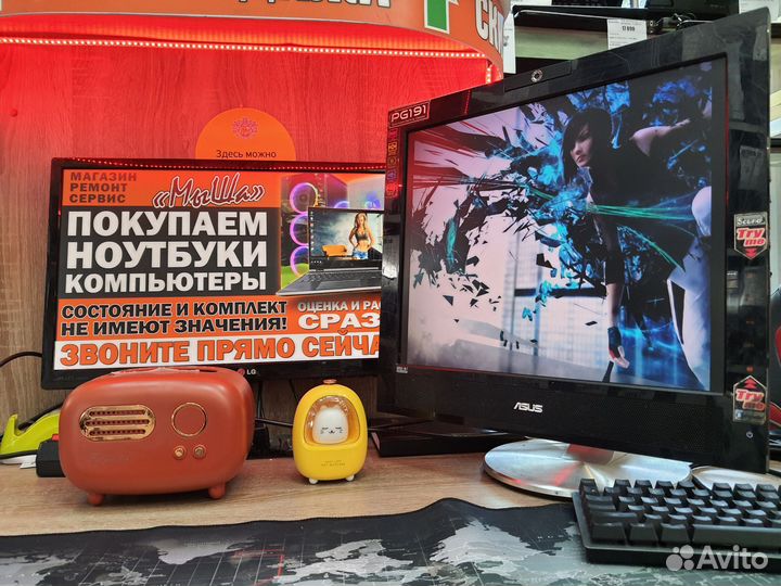 Отличный Монитор 19 дюймов asus