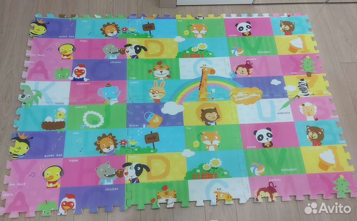 Коврик из пазлов /детский коврик