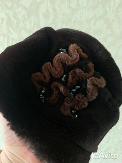 Шапка зимняя меховая женская