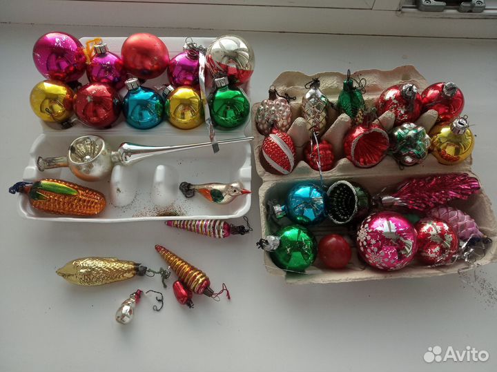 Елочные игрушки СССР и ГДР