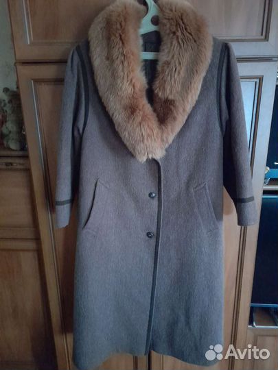 Пальто женское драповое 54-56