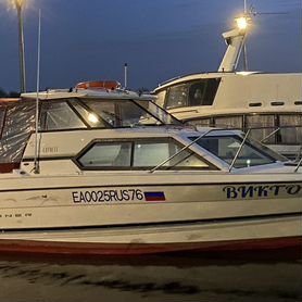 Катер с хардтопом Bayliner 2452 каюта туалет кухня