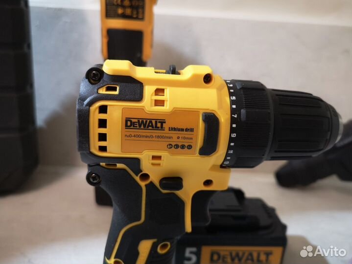 Шуруповёрт+перфоратор+ушм 125 DeWalt