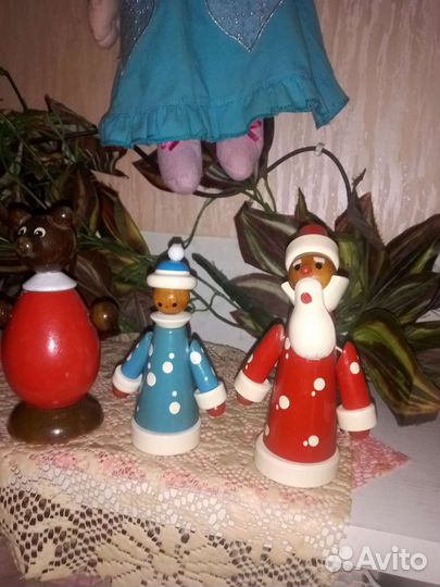 Игрушки деревянные Винтаж