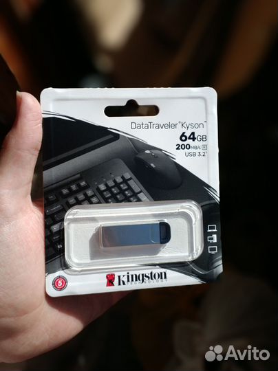 Флешка USB Kingston DataTraveler Kyson 64гб