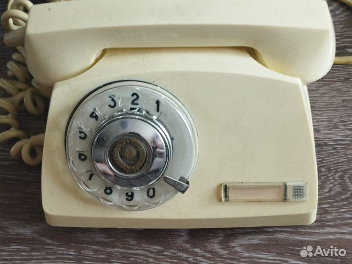 Стационарный телефон дисковый ретро СССР ста-2