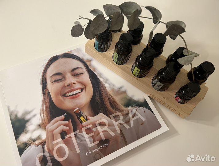 Подставка doterra деревянная для эфирных масел