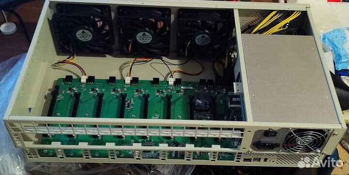 Тушка для майнинга 8 Gpu