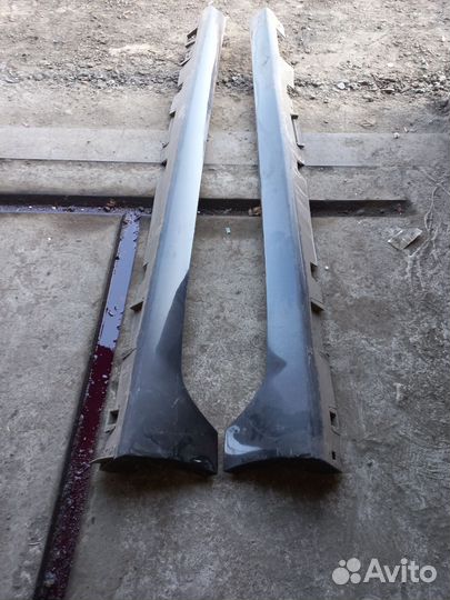 Обвес порогов на mazda 3