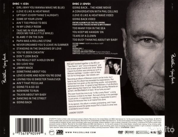 Phil Collins - Going Back (Limited Edition) (CD +