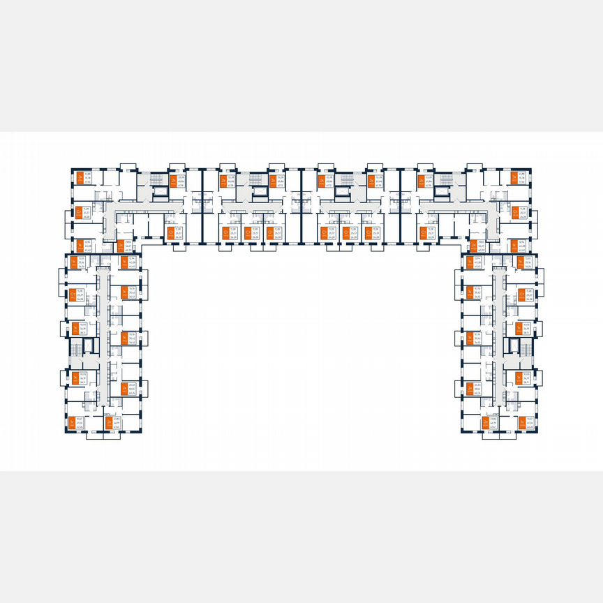 2-к. квартира, 67,8 м², 6/9 эт.