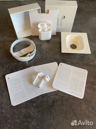 Беспроводные наушники apple airpods 2