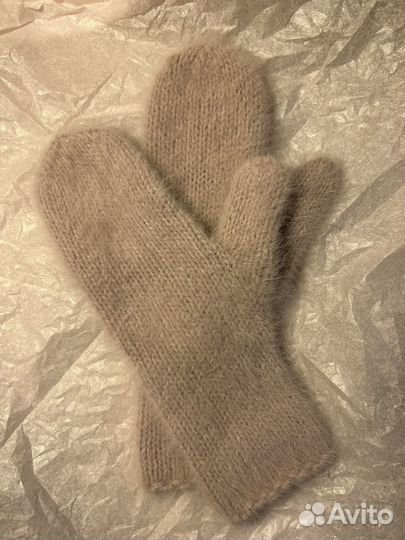 Варежки из ангоры (ручная работа)