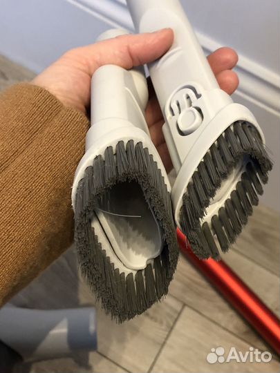 Пылесос Jimmy JV51, белый/красный