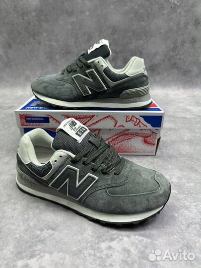 Элегантные New Balance 574: Серебристый Шик