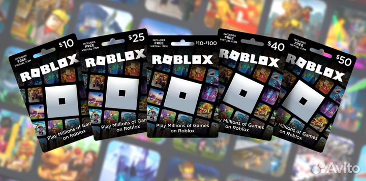 Roblox (роблокс) Подарочные карты Gift Card