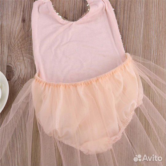 Боди нарядное для девочки в размерах 68, 74, 86