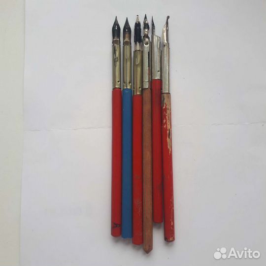 Канцтовары, карандаши, ручки, перья, СССР