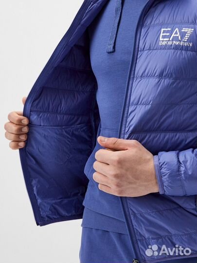 Куртка мужская пуховик EA7 L XL XXL