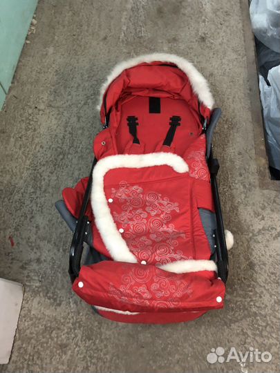 Детские санки с колесиками