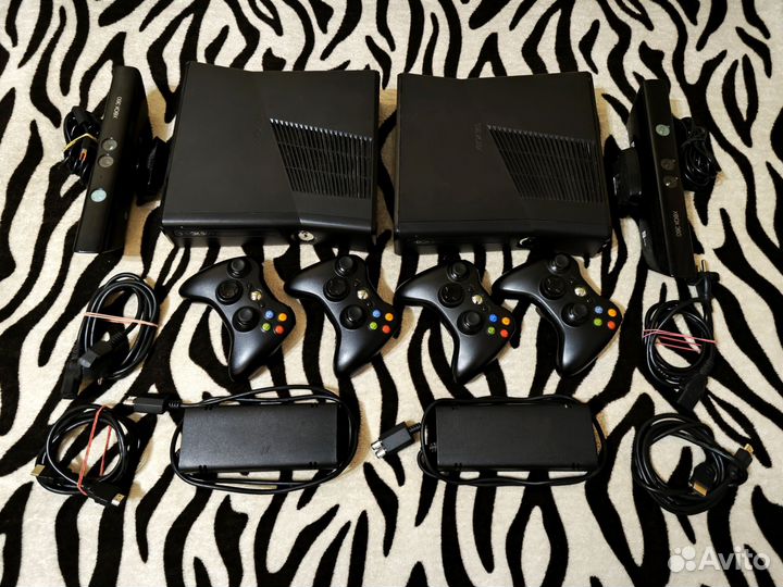 Xbox 360 Slim 250/320Gb Прошитая + Kinect