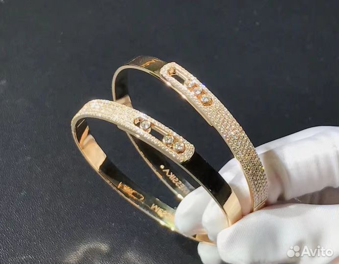 Золотой браслет с бриллиантами 1,20 ct