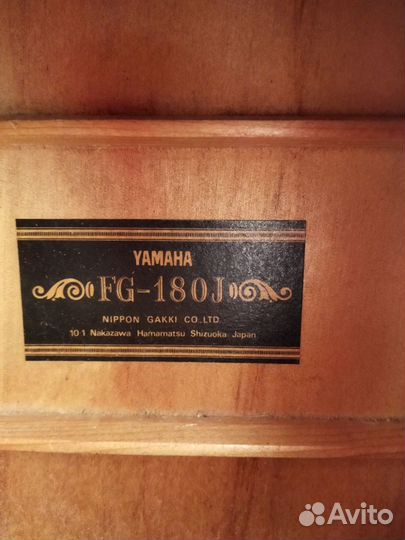 Акустическая Yamaha FG-180J Blak Leiba