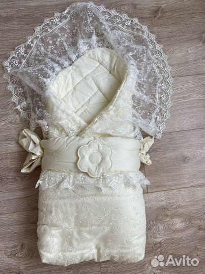 Кружевной конверт на выписку