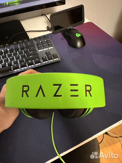 Игровые наушники Razer Kraken в хорошем состоянии