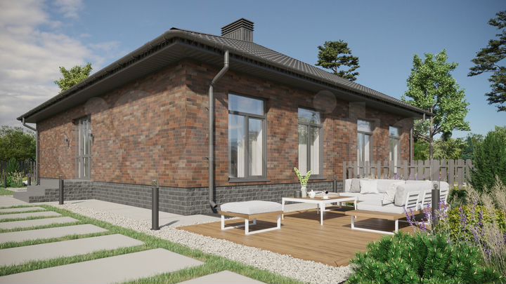 Таунхаус 63,9 м² на участке 3 сот.