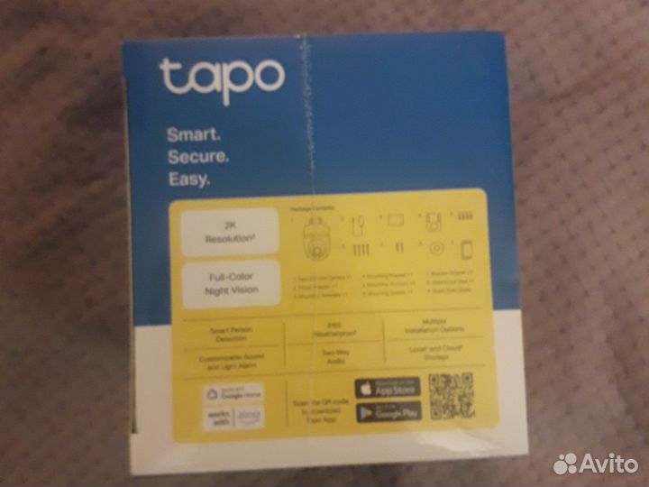 Умная уличная wifi камера tapo c510w