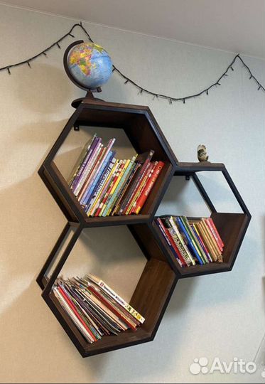 Полка настенная в стиле лофт