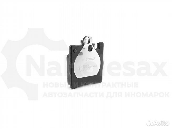 Колодки тормозные задние дисковые к-кт Metaco 3010-084