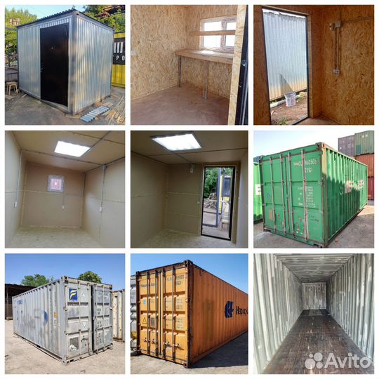 Бытовка контейнер морской вагончик 6х2,4 кпп