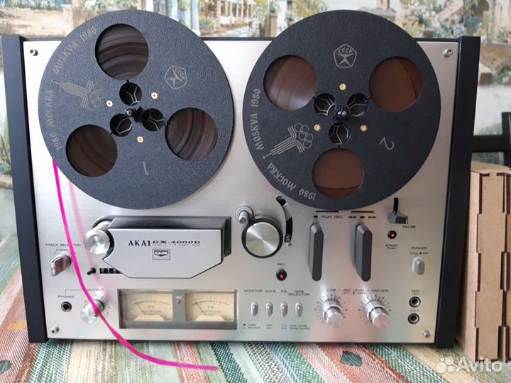 Катушечный магнитофон akai gx 4000d