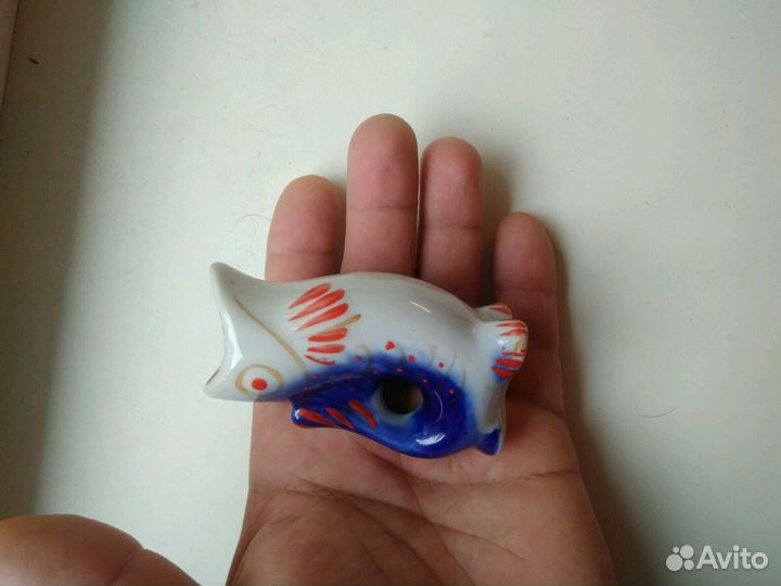 Фарфор рыбка