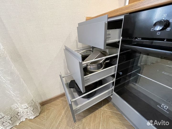 Кухонный гарнитур мдф без ручек ars 4101