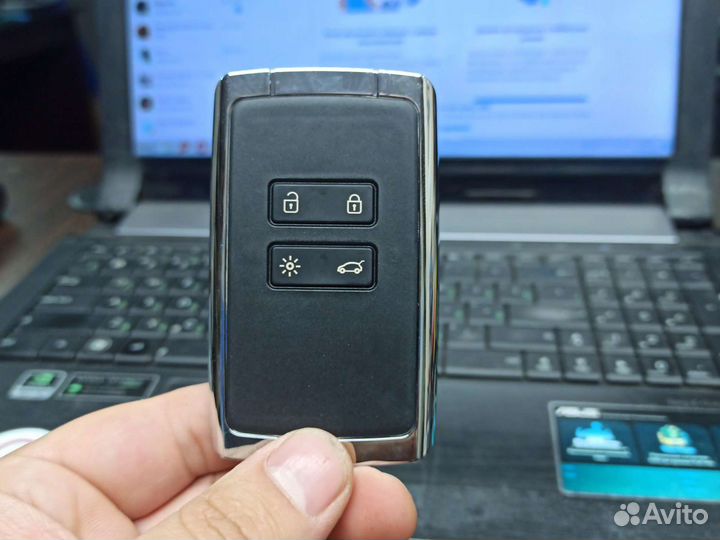 Ключ карта Рено с пропиской