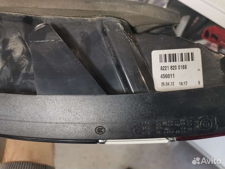 Задняя фара w221