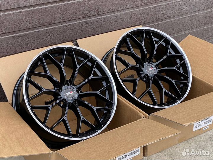 Диски R18 5x112 FF903 Black lip