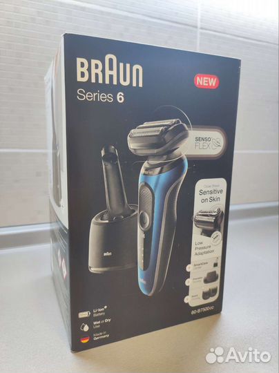 Электробритва braun series 6 60-B7500cc Blue