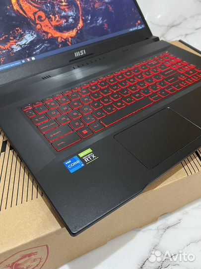 Msi katana GF76 17 i5 12ht/8 ядер/RTX3050/ 144Hz