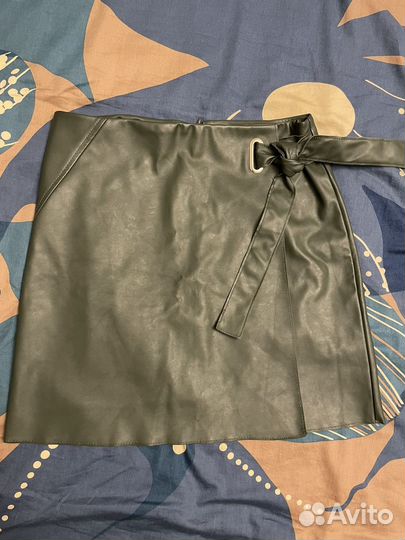 Кожаная юбка