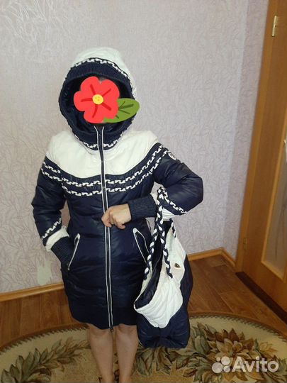 Пуховик+сумка