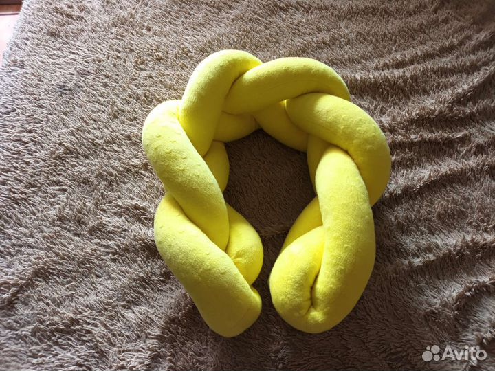 Бортик косичка Кокон гнездо для новорожденных