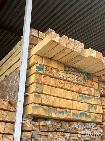 Брус обрезной 200х200мм