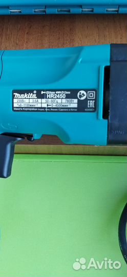 Перфоратор makita HR 2450 780вт б/у немного